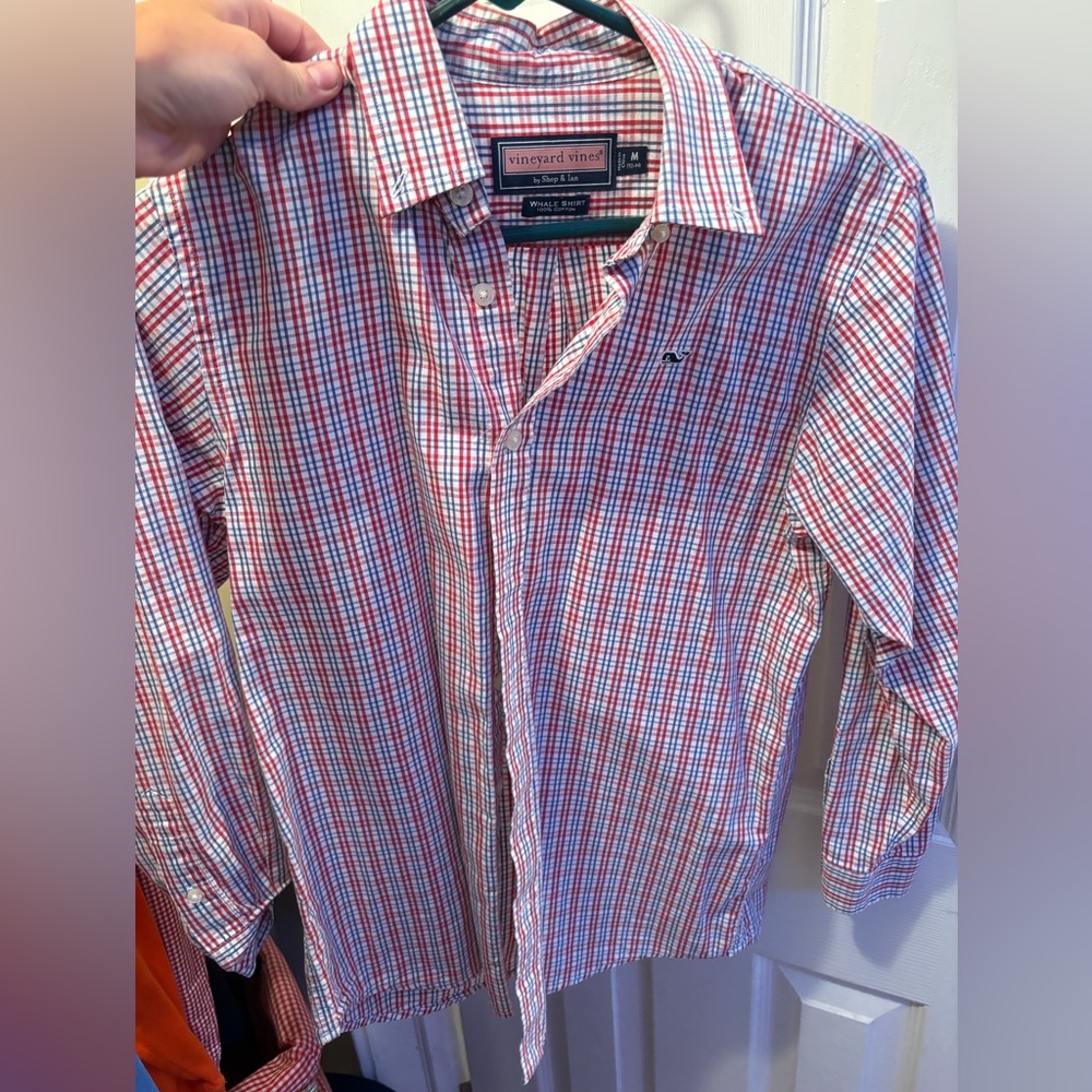 Vineyard vines Boys medium (12-14) button down